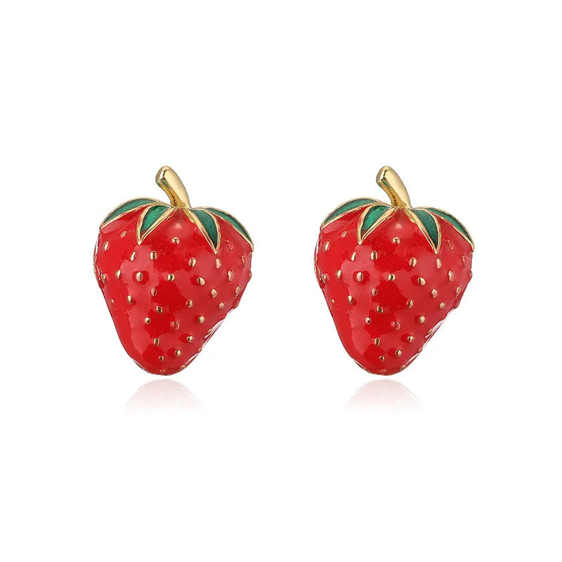 Strawberry Stud Earrings