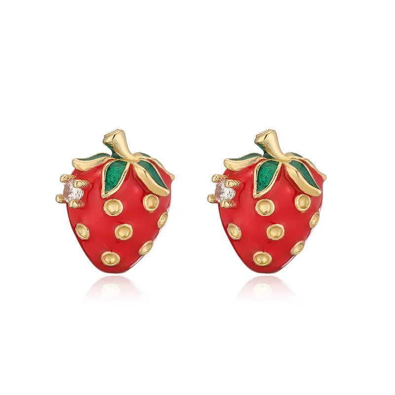 Strawberry Stud Earrings