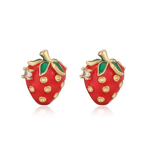 Strawberry Stud Earrings