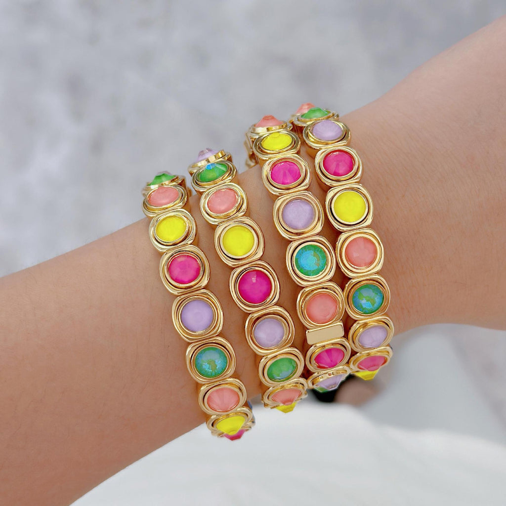 Pastel Multicolor Stone Bracelet