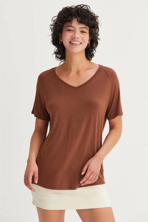 Kynlee Super Soft V-Neck Top