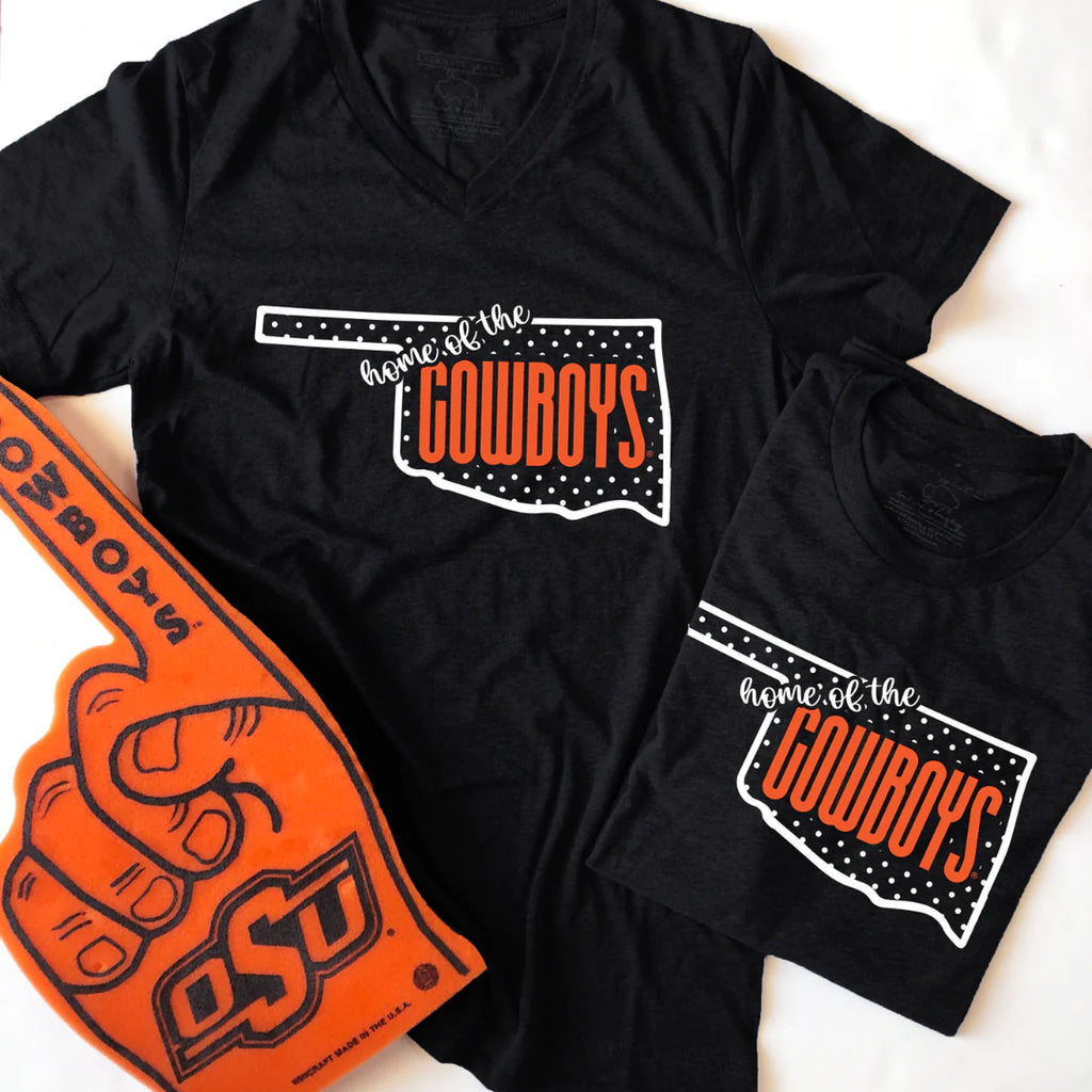 Calamity Jane's Apparel OK State University Home of the Cowboys Graphic Tee