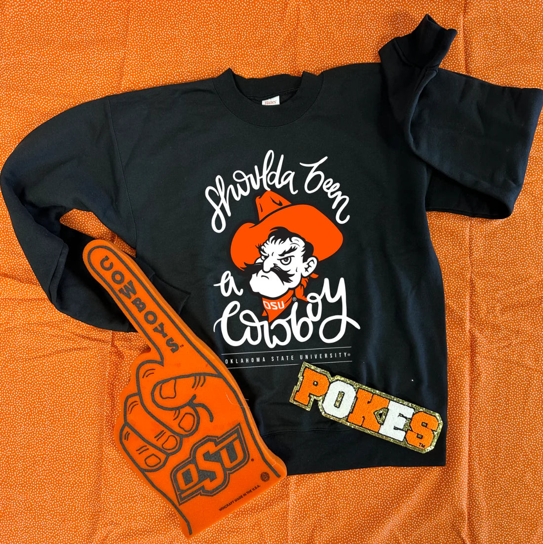 Shoulda Been A Cowboy Sweatshirt by Calamity Jane's Apparel