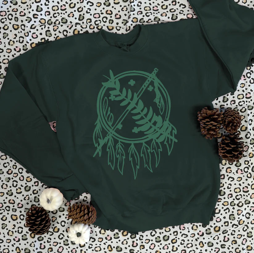 CJ Simple Handdrawn Dreamcatcher Sweatshirt