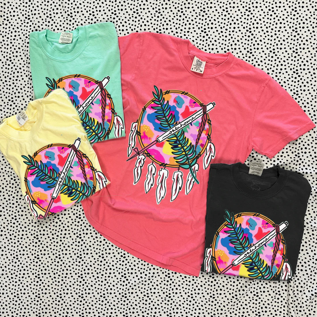**Coming Soon**Oklahoma Summer Dreamcatcher Graphic Tee by Calamity Jane's Apparel