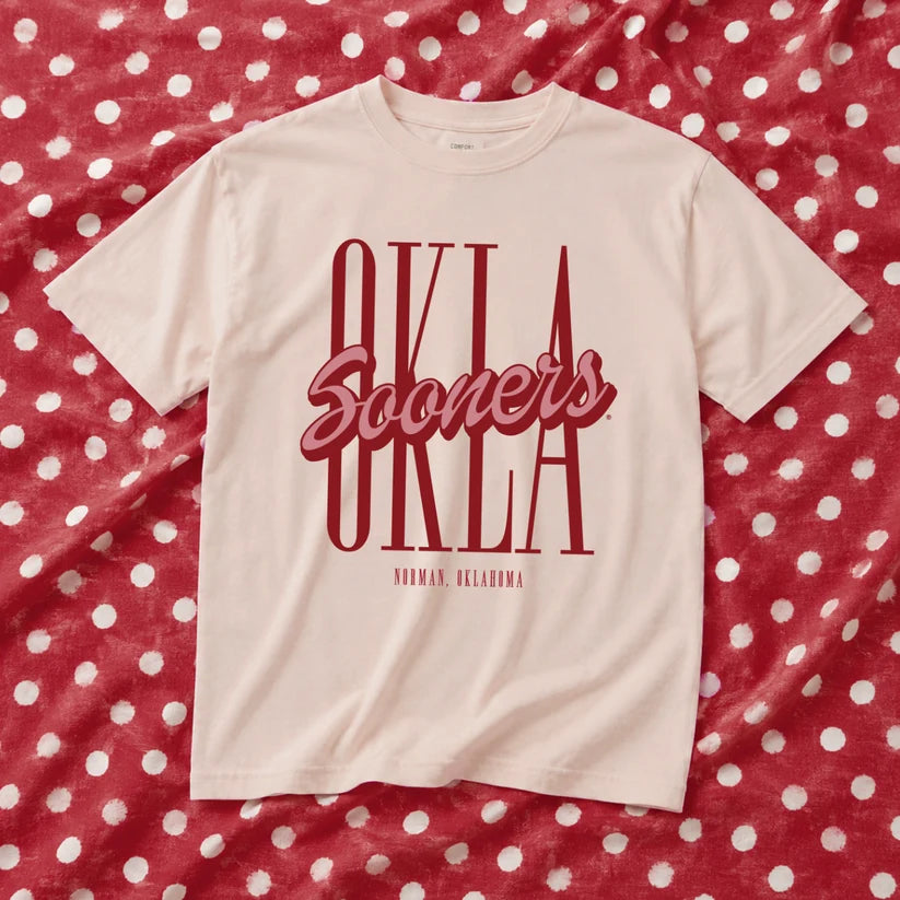 CJ Okla Sooners Script Graphic Tee