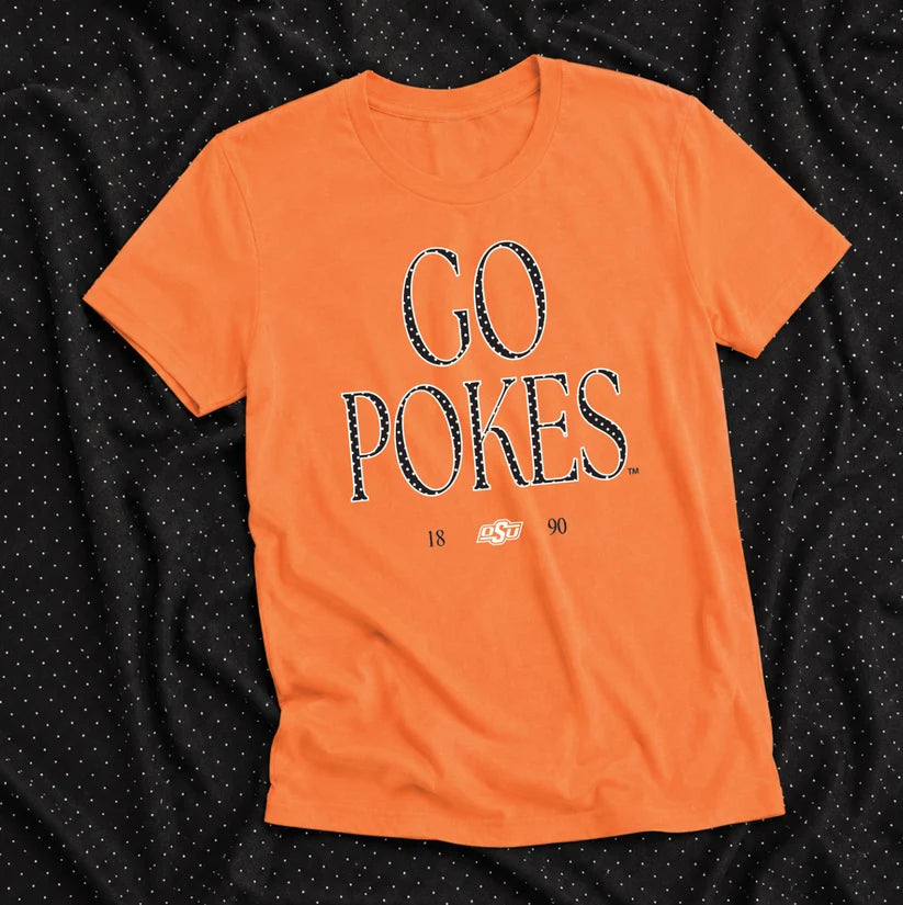 CJ Go Pokes Classic Polkadot Graphic Tee