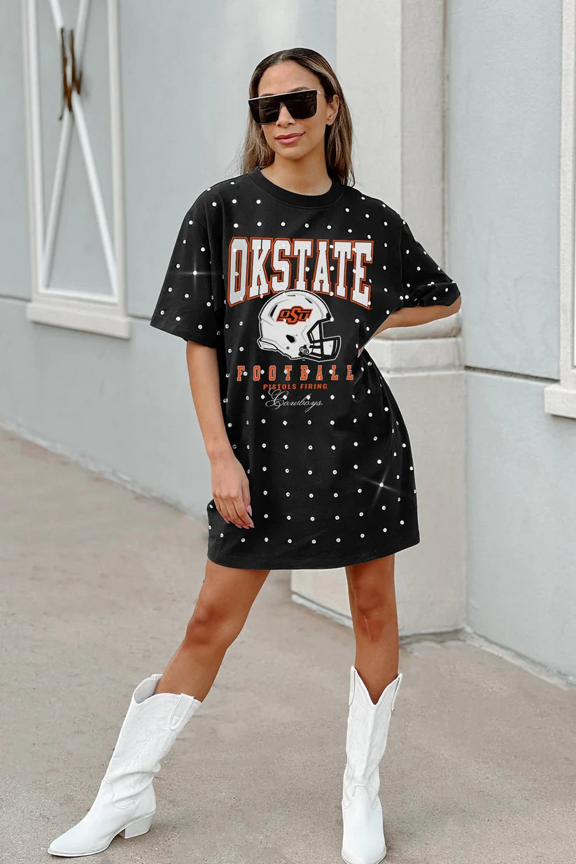 GC OSU Game Changing All-Over Rhinestone Dress