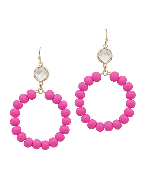 Clay Ball Drop Earrings