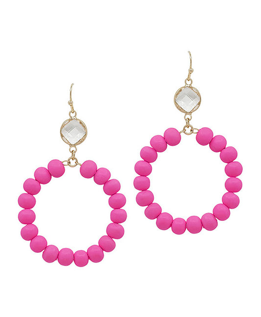 Clay Ball Drop Earrings