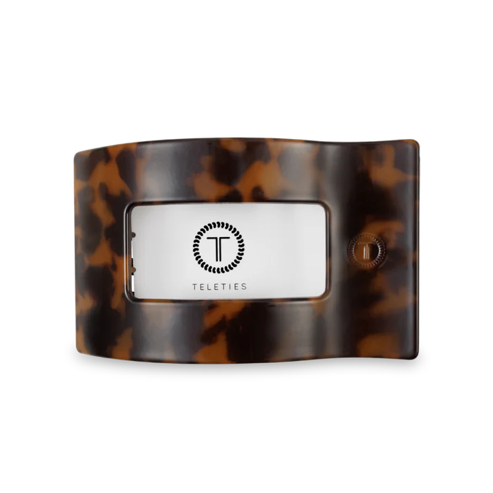 TELETIES Flat Rectangle Hair Clip-Medium