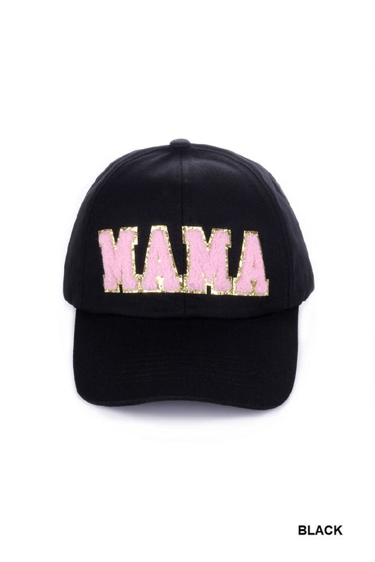 Mama Chenille Patch Baseball Hat