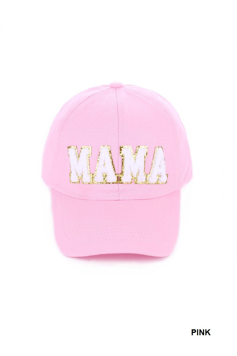 Mama Chenille Patch Baseball Hat
