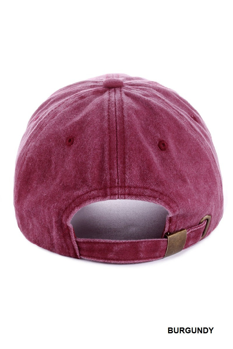 Cherry Embroidered Hat