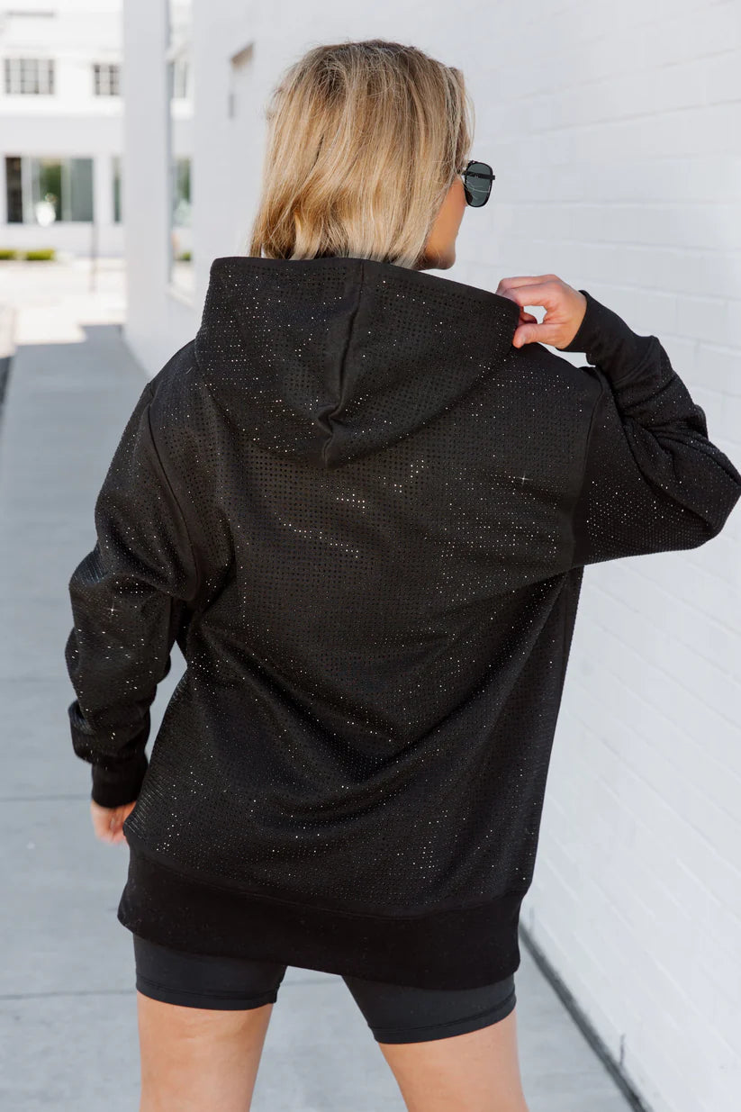 GC OSU Sideline Shimmer Rhinestone Hooded Sweatshirt