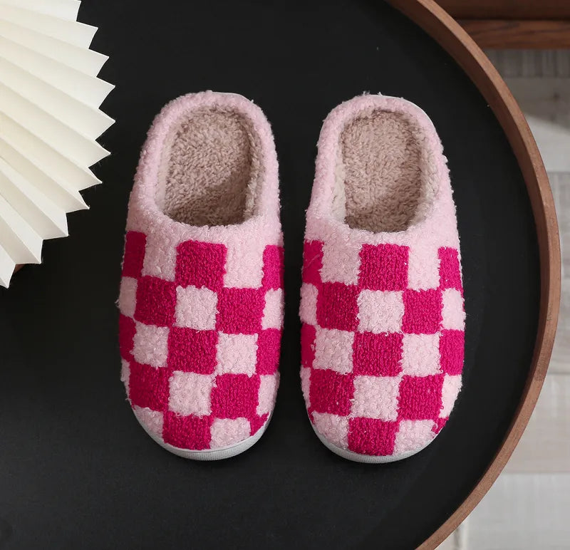 Checkered Slippers