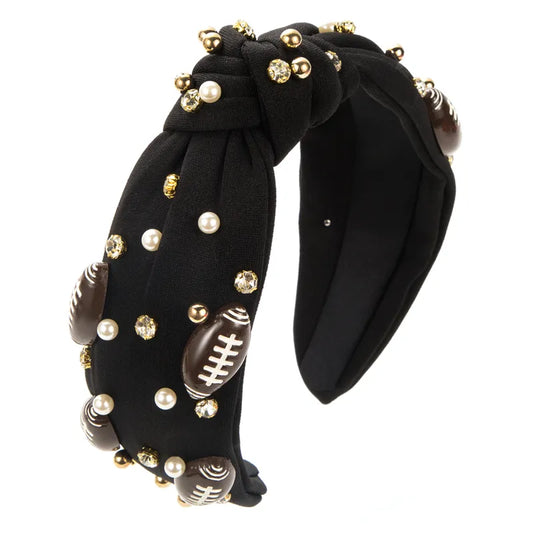 Mixed Jewel Football Headbands