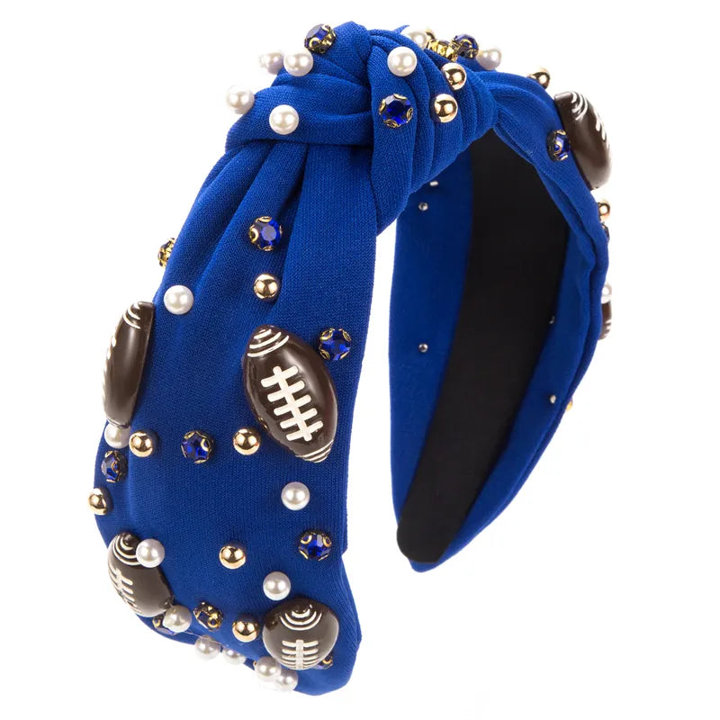 Mixed Jewel Football Headbands
