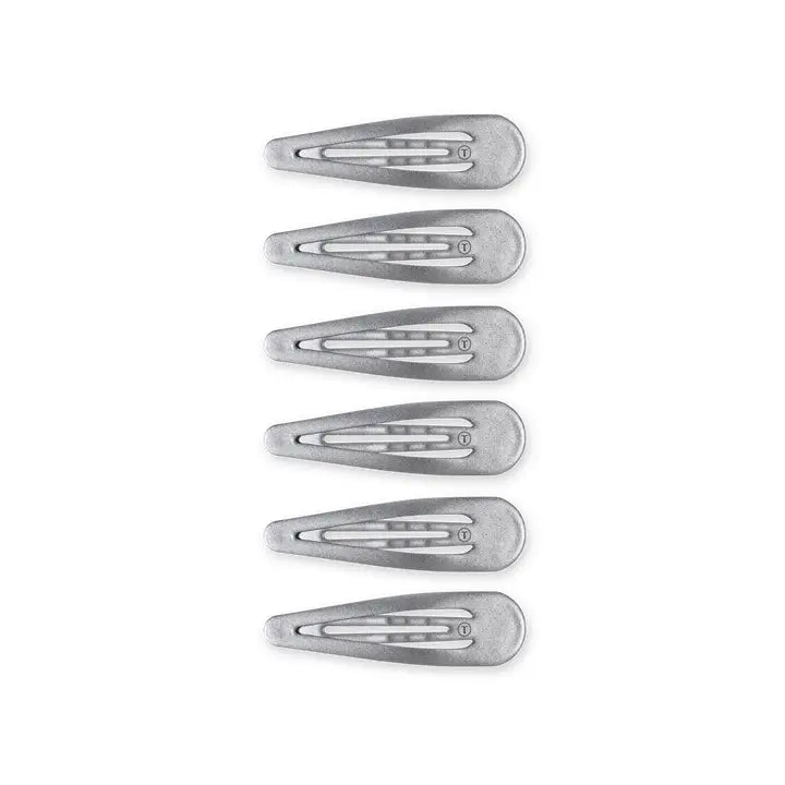 TELETIES Snap Hair Clips-6 Count