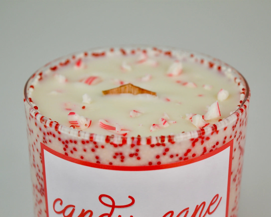 Candy Cane Candle