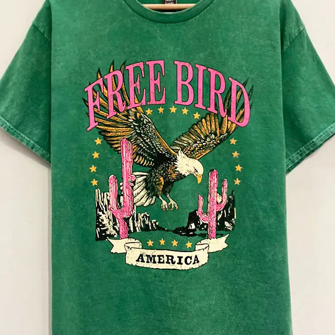 Free Bird Mineral Graphic Tee