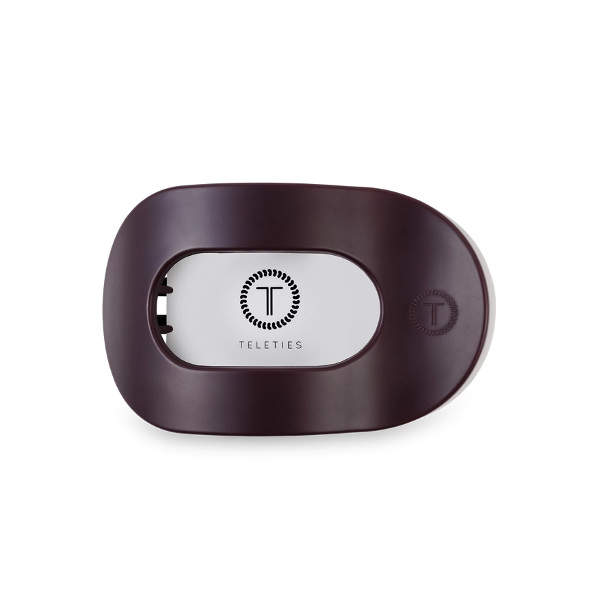 TELETIES Round Flat Hair Clip-Medium