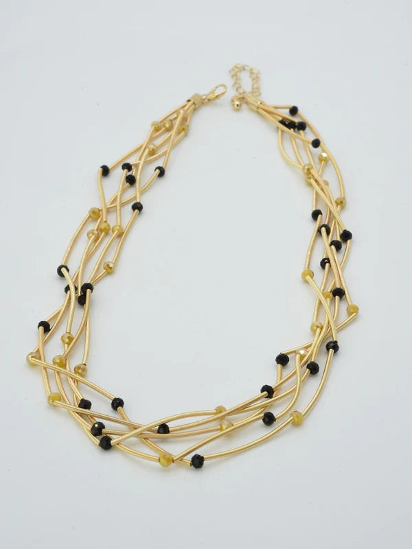 Multi Strand Bead Necklace