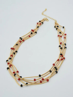 Multi Strand Bead Necklace