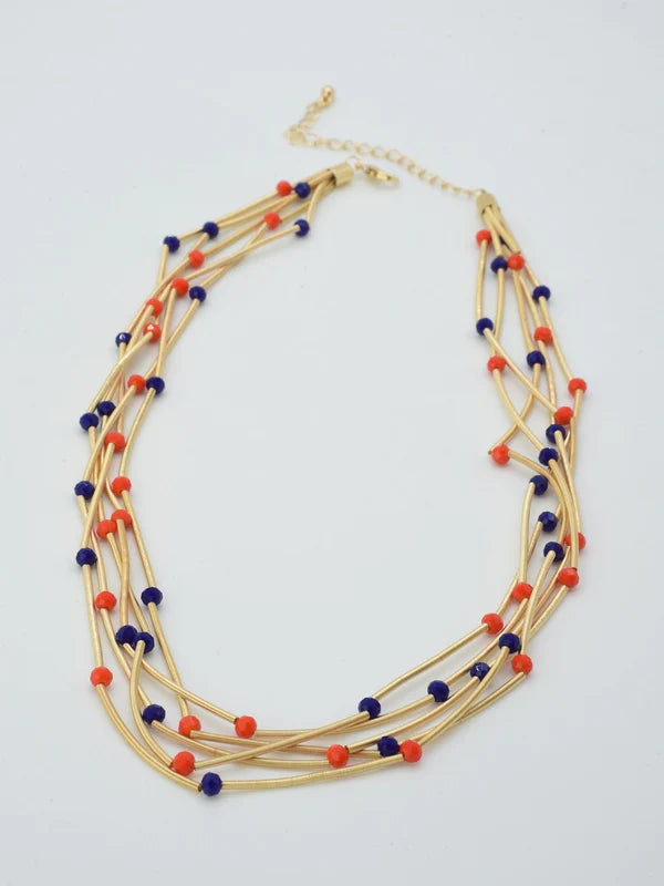 Multi Strand Bead Necklace