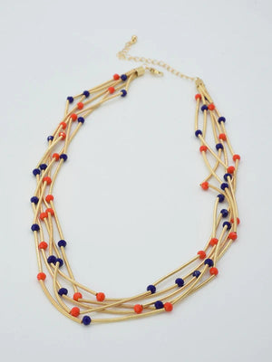 Multi Strand Bead Necklace