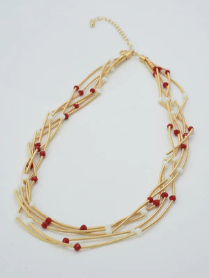 Multi Strand Bead Necklace