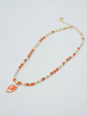 Football Pendant Necklace