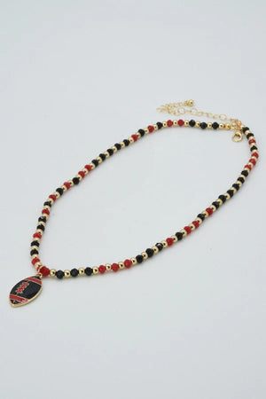 Football Pendant Necklace