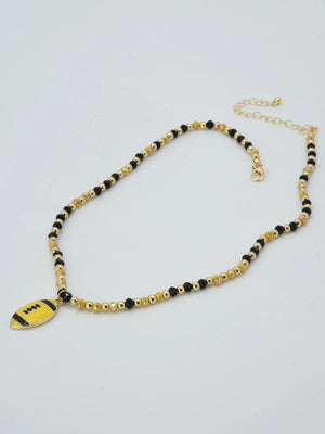 Football Pendant Necklace