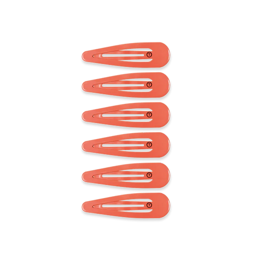 TELETIES Snap Hair Clips-6 Count