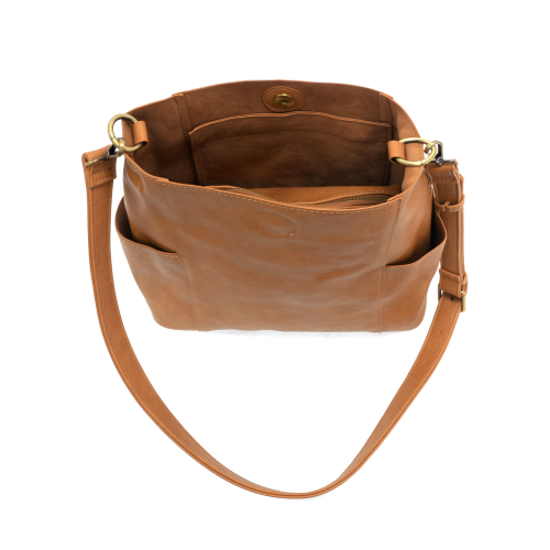 Kayleigh Side Pocket Bucket Handbag by Joy Susan