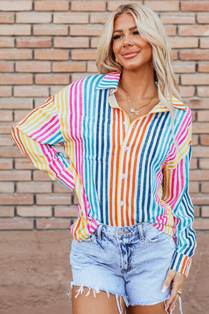 Sailor Stripe Long Sleeve Top