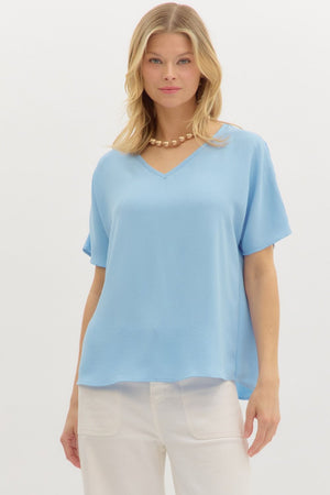 Entro Classic V-Neck Top