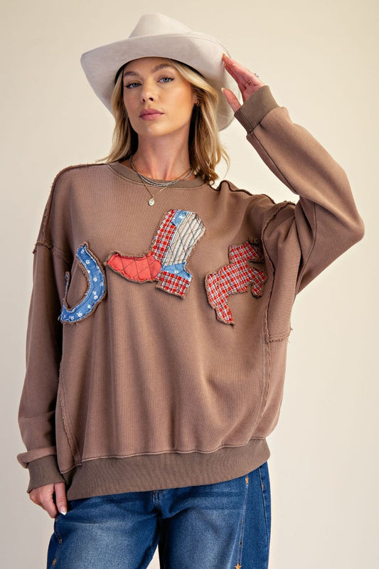 Western Patch Top