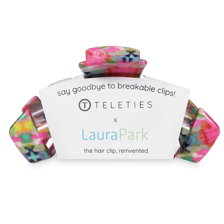 TELETIES x Laura Park Collaboration Classic Hair Clip-Large