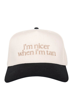 I'm Nicer When I'm Tan Trucker Hat