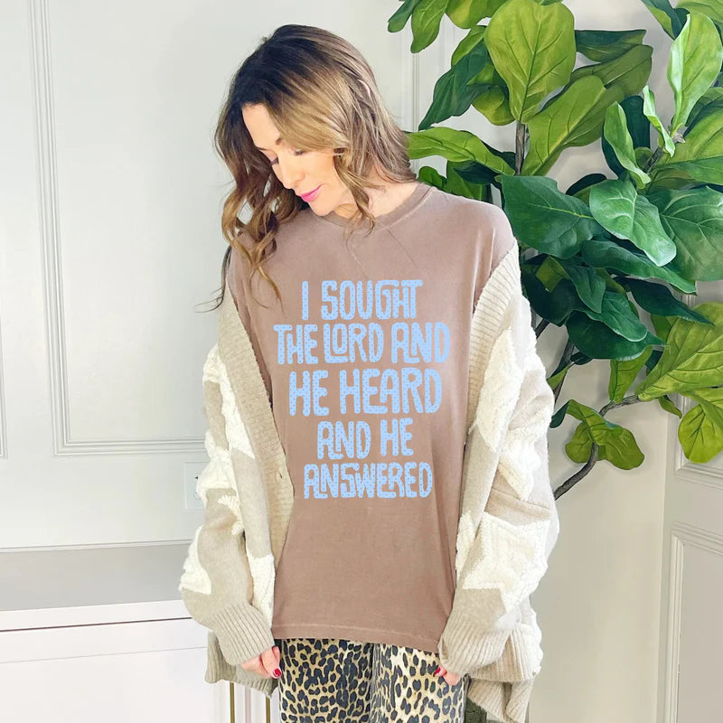 I Sought The Lord Graphic Tee