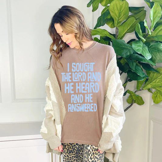 I Sought The Lord Graphic Tee