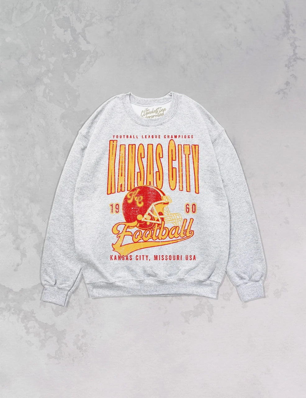 **COMING SOON**Kansas City Football Champs Oversized 90's Sweatshirt