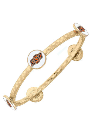 Oklahoma State Cowboys Enamel Claudia Bangle by Canvas Style