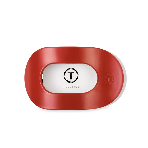 TELETIES Round Flat Hair Clip-Medium