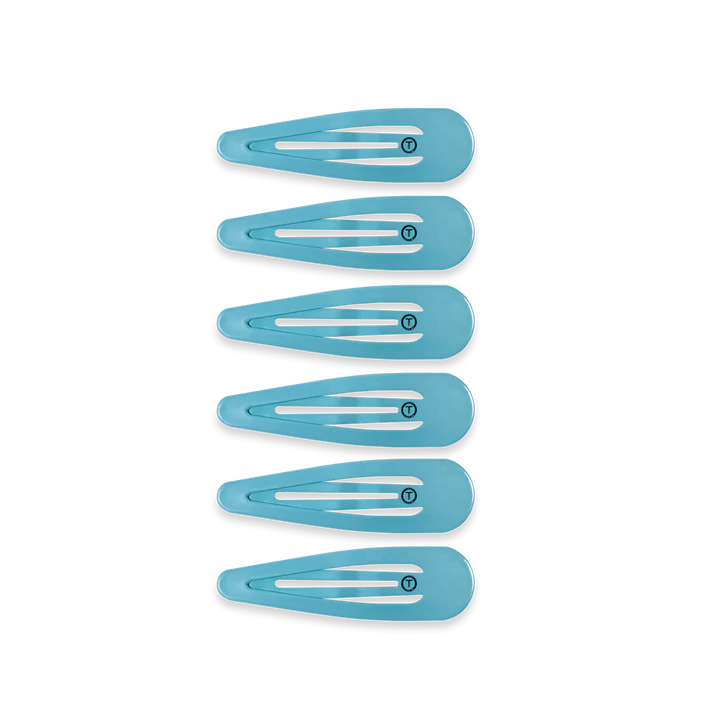 TELETIES Snap Hair Clips-6 Count