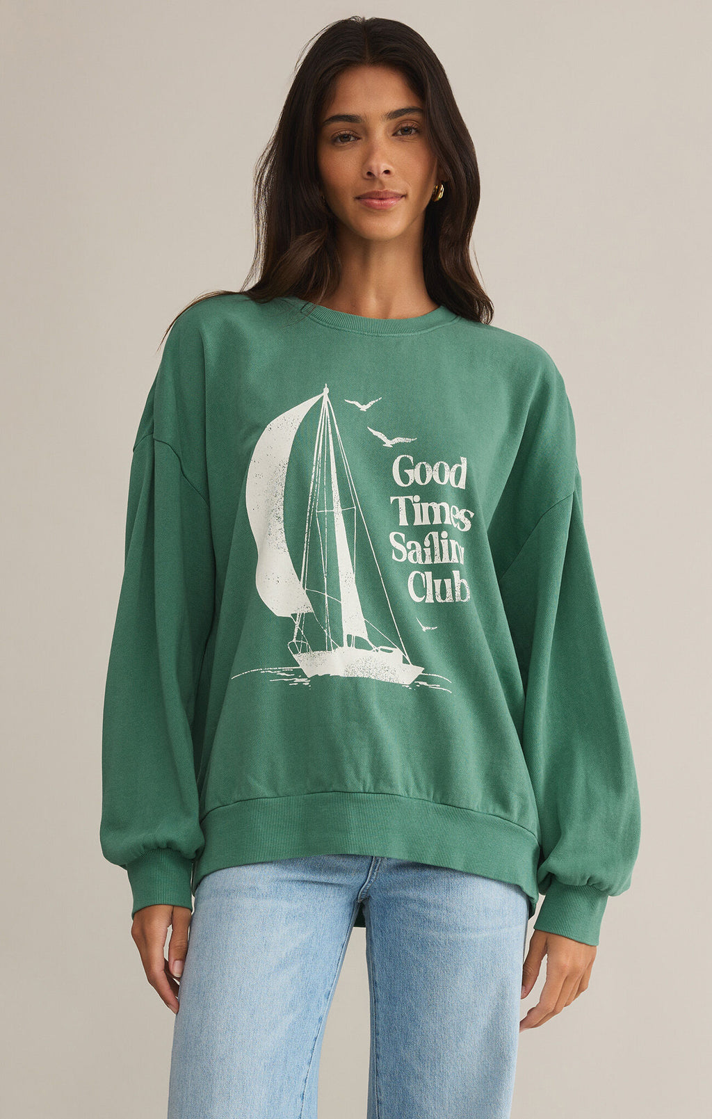 Z Supply Sail Away Sunday Graphic Sweatshirt