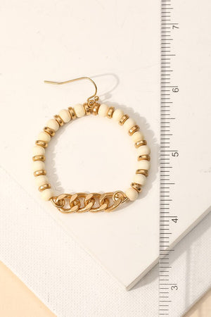 Beaded Chain Earring