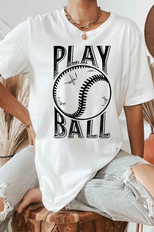 Play Baseball Graphic Tee
